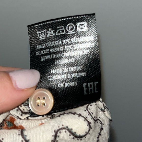 ISABEL MARANT ETOILE Beige Maria Shirt Size 34/XS - Picture 7 of 12